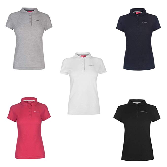 LA Gear Pique Polo Shirt Womens T.