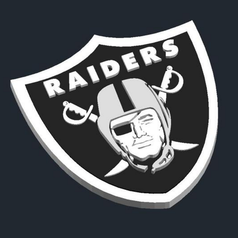 Download free 3D printing models Oakland Raiders.