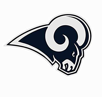 Amazon.com: Los Angeles LA Rams NFL Football Color Logo.