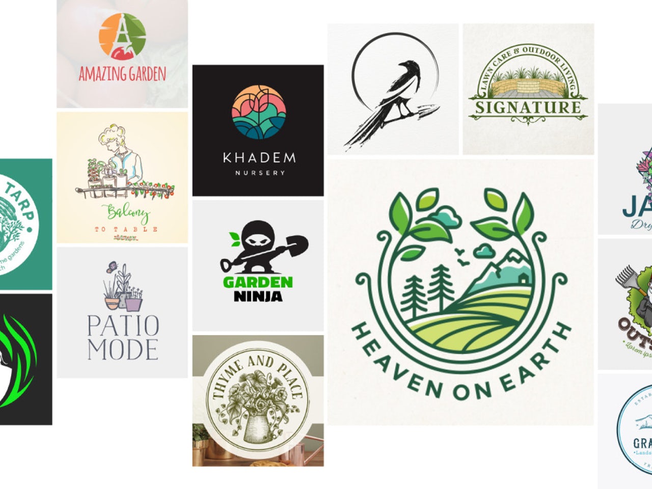 30 fresh gardening and landscaping logos that will make your.