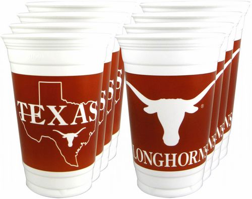 Texas Longhorns Logo Plastic Cups, (24) 20 oz..