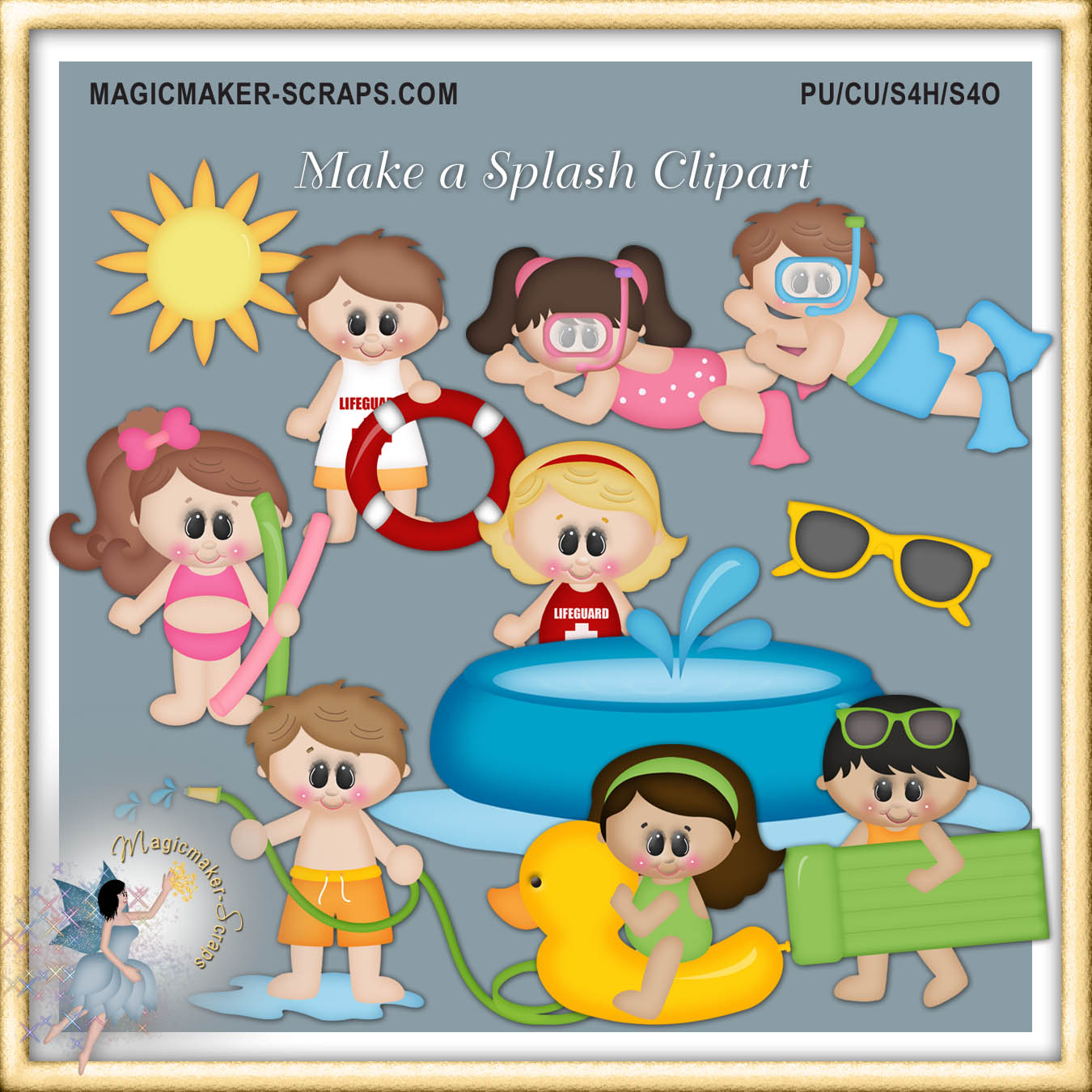 Make A Splash Clipart.