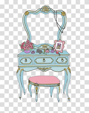 Dresser clipart makeup desk, Dresser makeup desk Transparent.