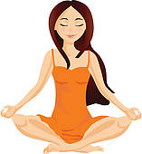 Meditation Clip Art.