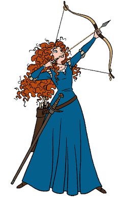 Disney Merida Clip Art.