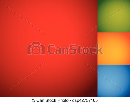 Vector Clipart of Set of smooth colorful backdrops / backgrounds.