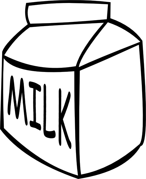 Milk (b And W) clip art Free vector in Open office drawing.