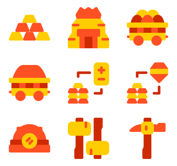 Mining Icons.