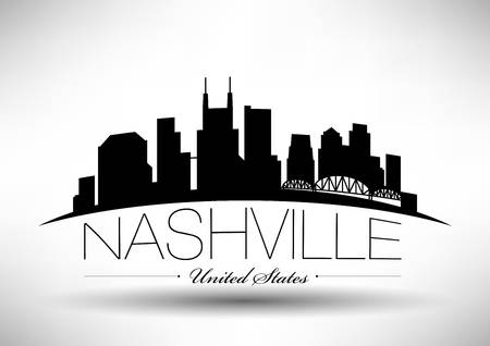 125 Nashville Skyline Stock Vector Illustration And Royalty.