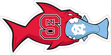 Amazon.com : NC State Wolfpack/UNC RivalFish 3\