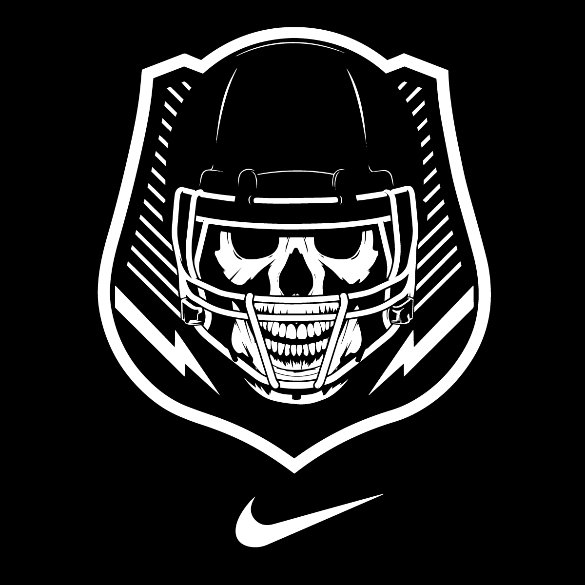 Nike Football The Opening Logo Vector Clipart.