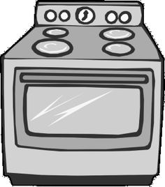 Cookies In Oven Clipart.