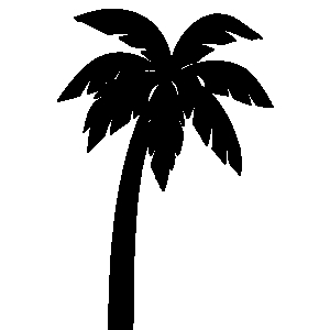 Palm tree clipart tropical palm trees 2.