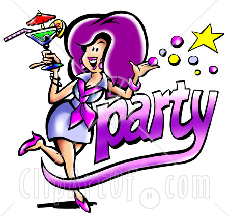 Party Time Clip Art.