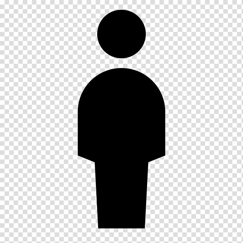 Silhouette Person , people icon transparent background PNG.