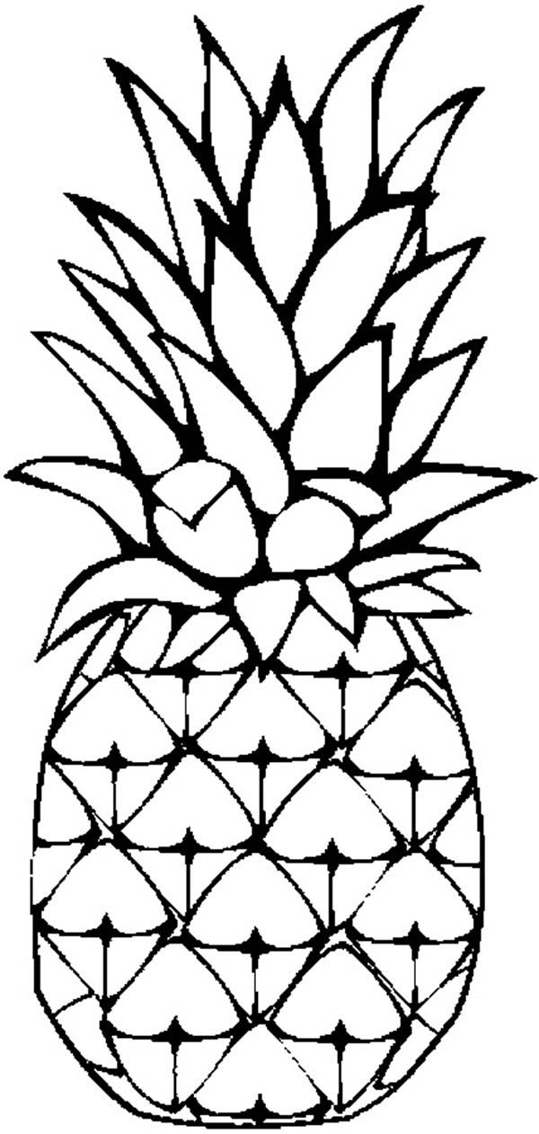 Pineapple black and white pineapple clipart black and white.