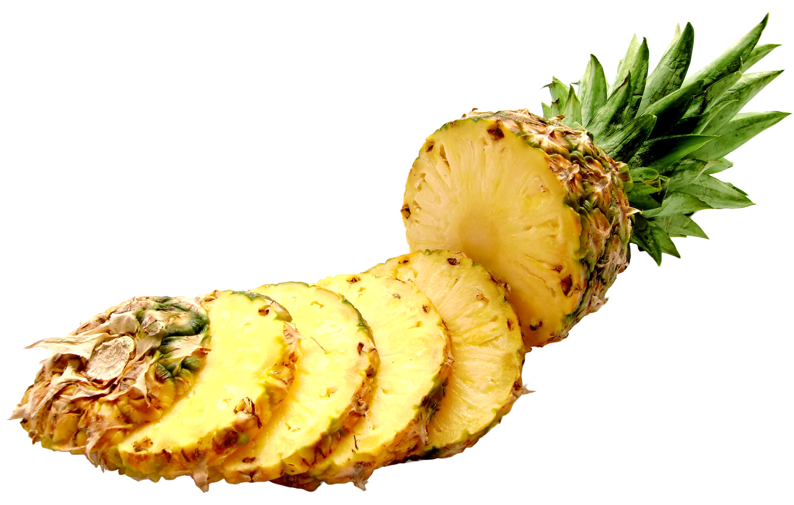 Pineapple slices PNG Image.