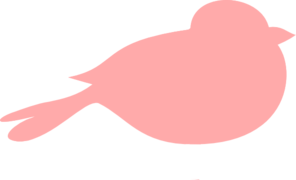 Pink Bird PNG, SVG Clip art for Web.