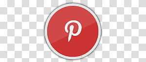 Socialite Icons, Pinterest, Pinterest logo transparent.