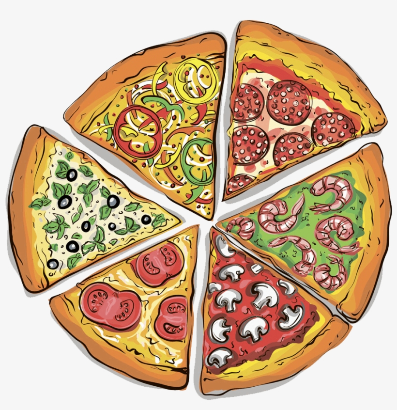 Pizza Slices Clipart.