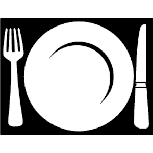 Dinner Place Setting Clip Art.