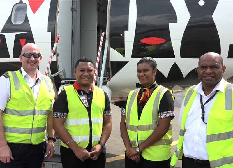 Vanimo Welcomes PNG Air ATR.