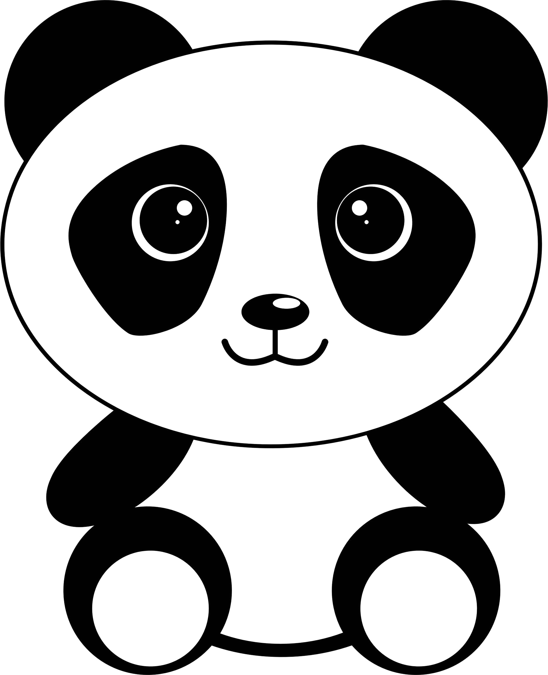 Cute Panda PNG Pic.