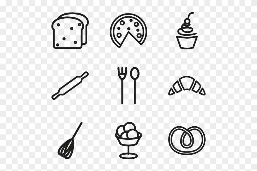 Bakery Icon Set.