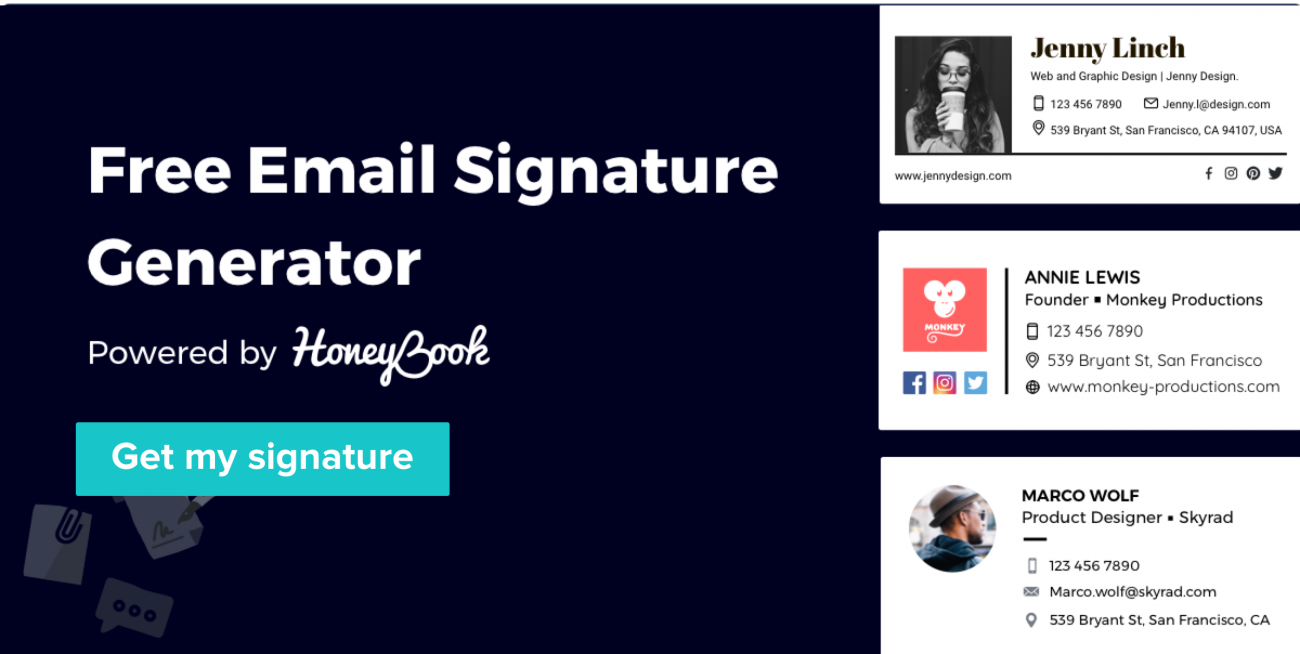 Free Email Signature Generator and Templates.