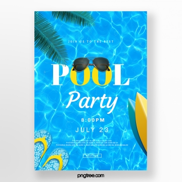 Pool Party PNG Images.