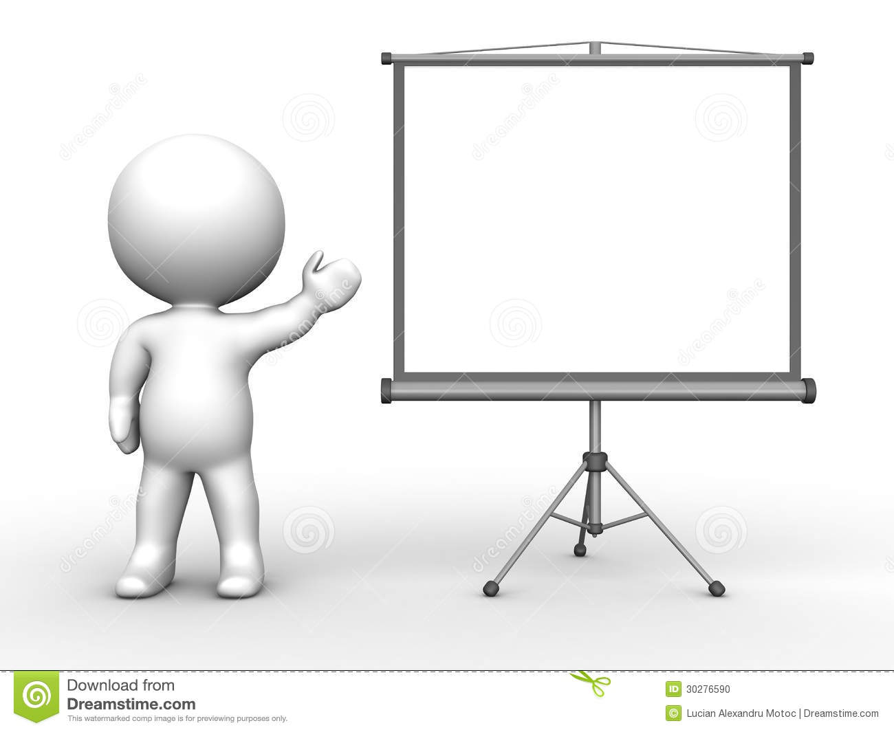 Person Presenting Clipart.