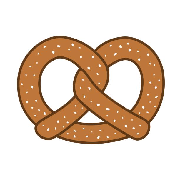 530 Pretzel free clipart.