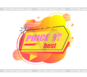 Best Price Banner with Stated Price, Clearance.