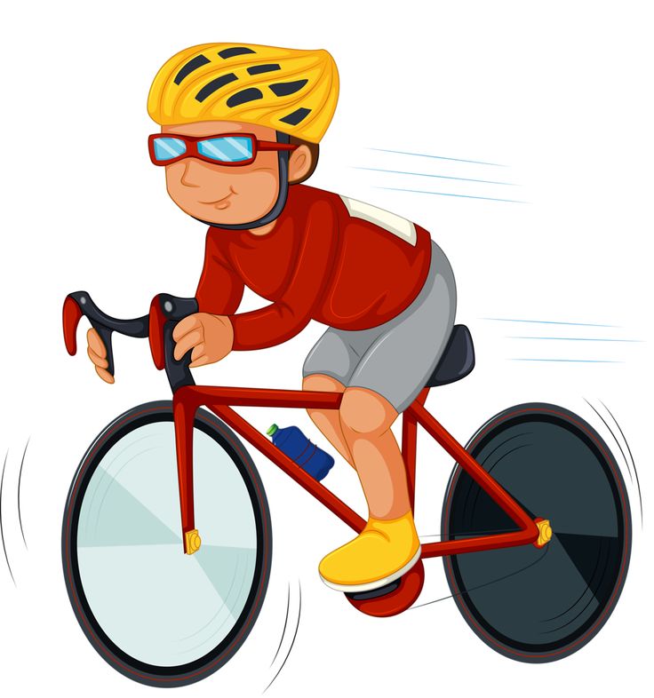 Radfahrer mit helm clipart 13 » Clipart Station.