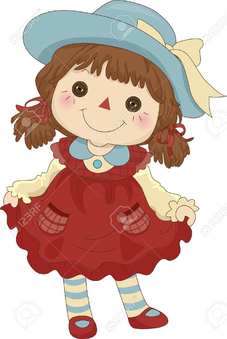 Rag doll clipart.