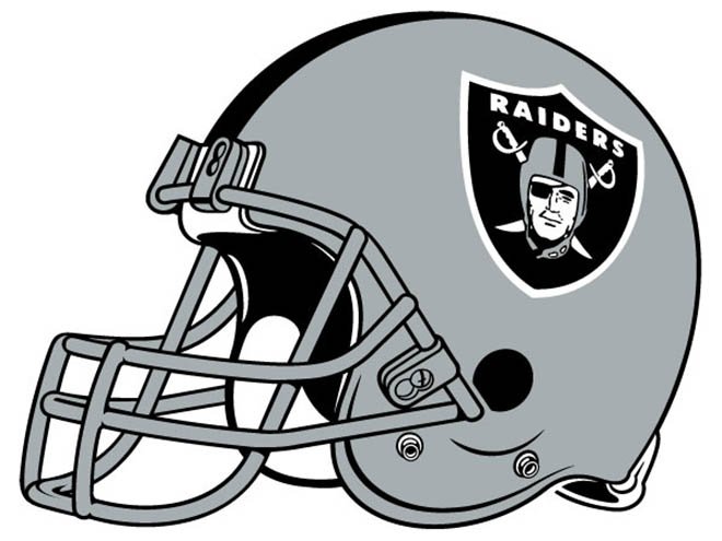 Raiders helmet Logos.