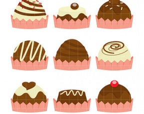 Chocolate Truffle Clipart.