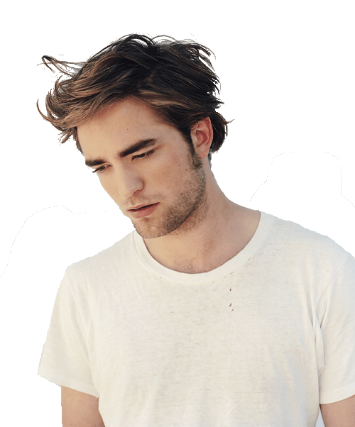 Robert Pattinson Looking Down transparent PNG.