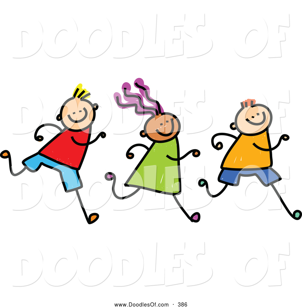 Kid Running Clipart.