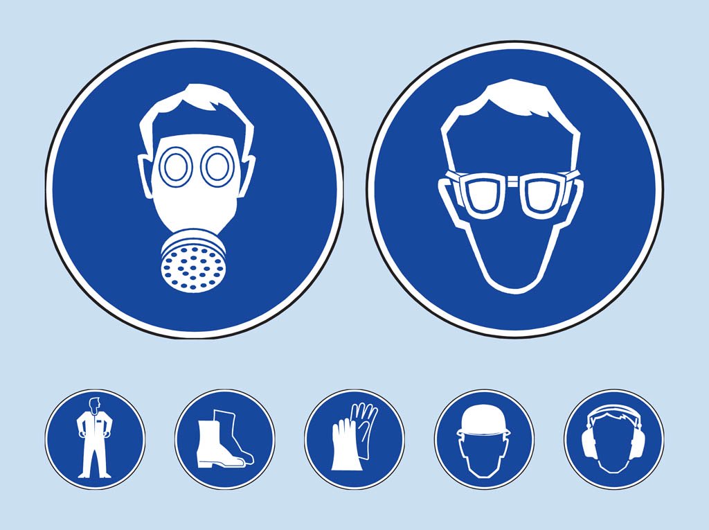 Safety Icons Vector Art & Graphics.