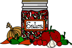 Appetizers clipart salsa contest.