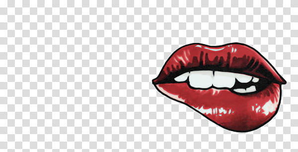 Sass, red lips transparent background PNG clipart.