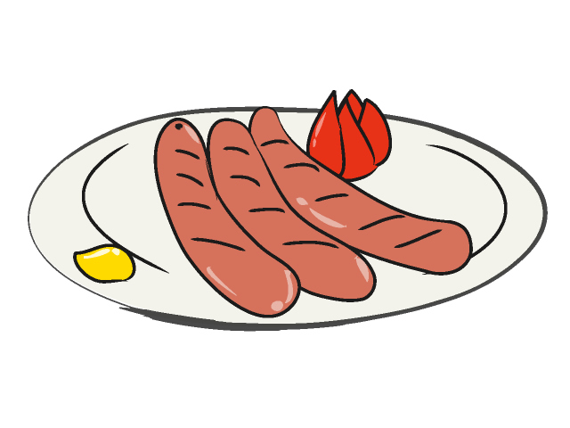 Sausage Clipart.