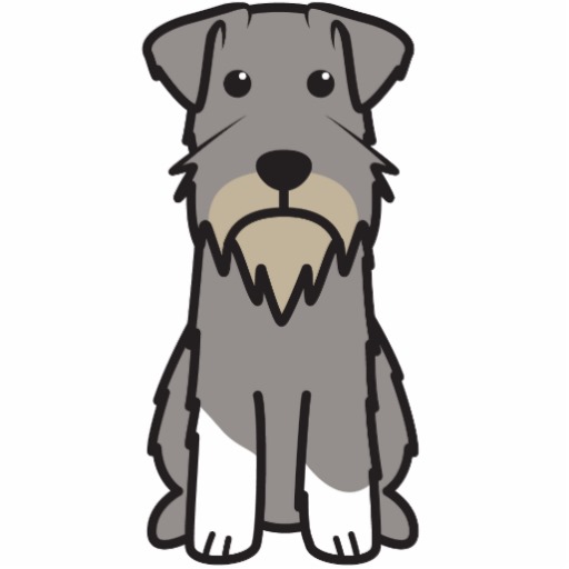 Schnauzer clip art.