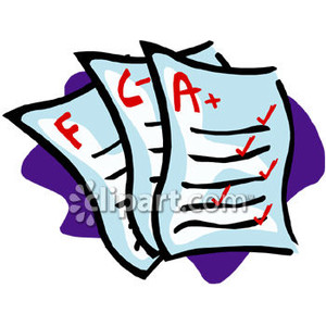 Test Score Clipart.