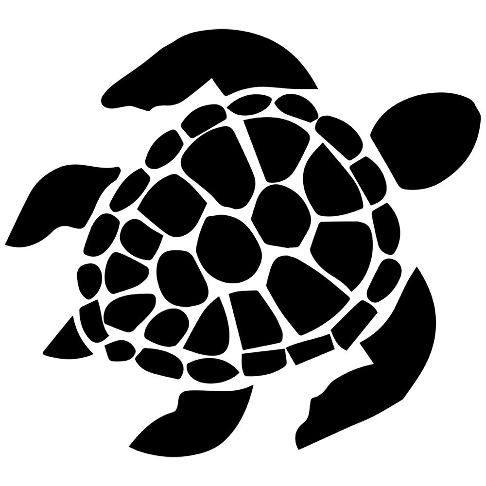 Sea Turtle Clipart Black And White images collection for.