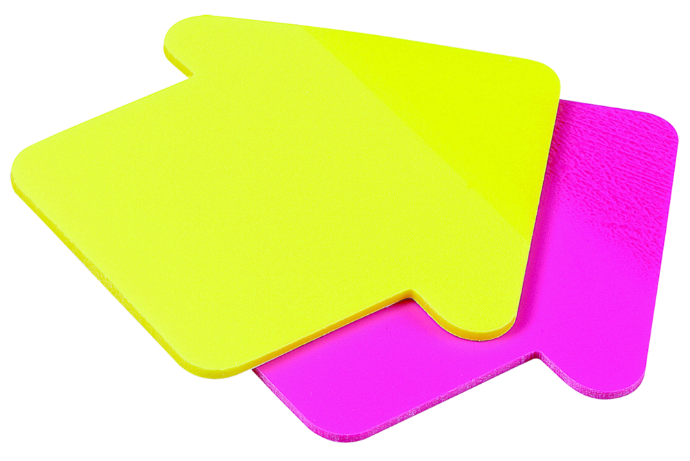 Avery see through sticky note pad clipart image #23856.