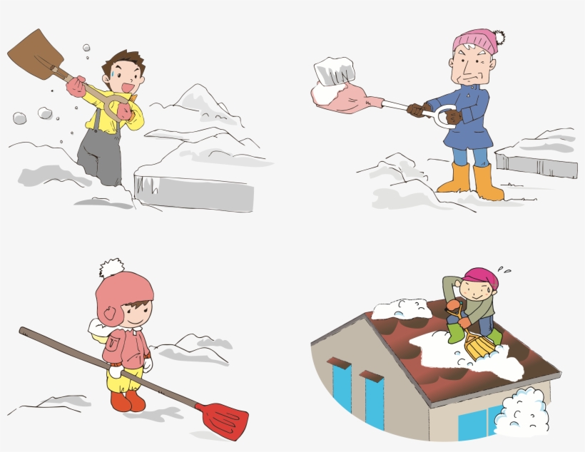 Shoveling Snow Clipart.