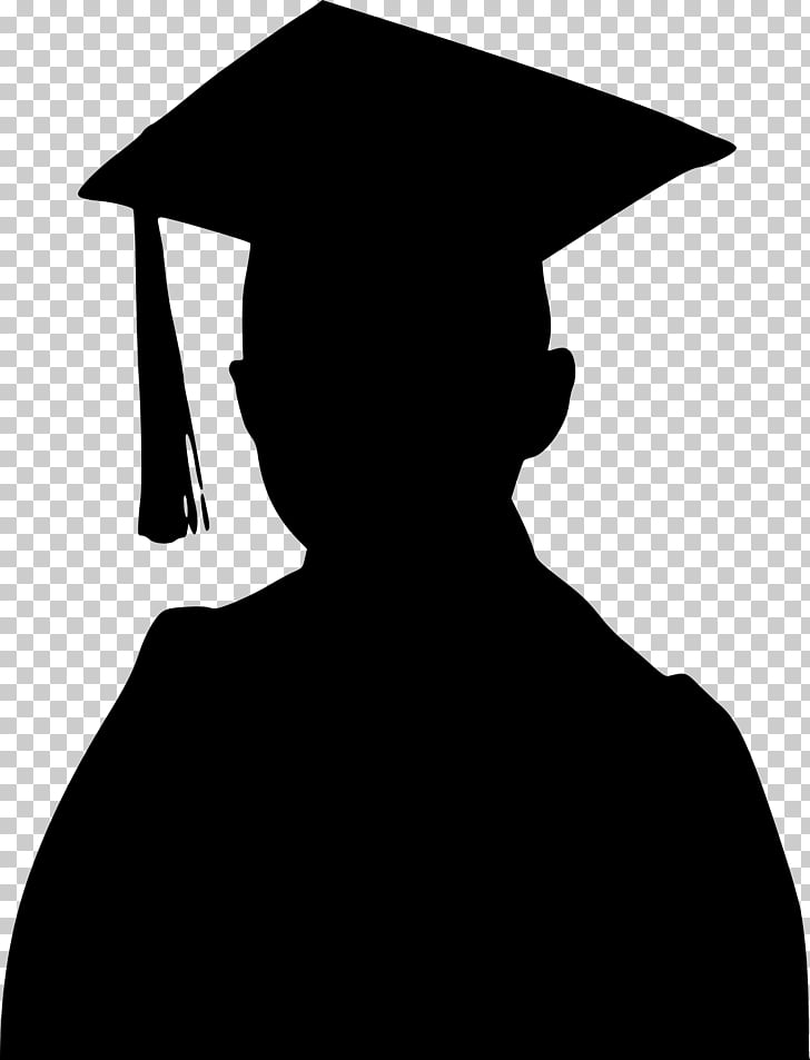 Graduation ceremony Silhouette , graduation PNG clipart.