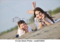 Mother & Son Beach Photos #beach #portraits #photography.